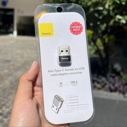 BASEUS - ADAPTADOR USB A USB-C PARA PC